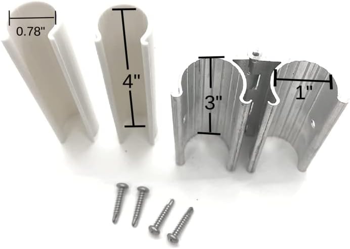 Aluminijsko pucanje na kompletu šarki PVC vrata Otvori ili kapije ili hladni okviri za vijke od nehrđajućeg čelika od 1/2 koji su uključeni