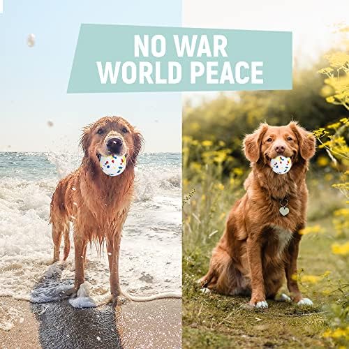 LievUiken pseće kuglice igračke za agresivne žvakaće, neuništiva izdržljive odskočne plutajuće kuglice za pse za dohvaćanje, izdržljive