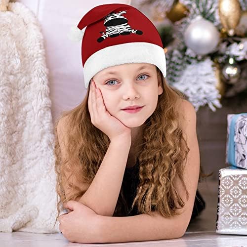 Slatki Božićni šešir Zebra personalizirani šešir Djeda Mraza smiješni Božićni ukrasi