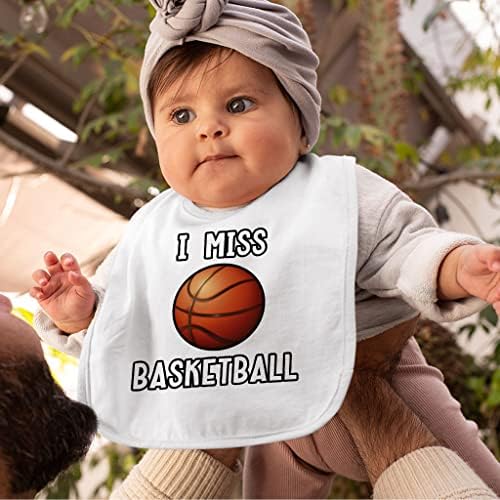 Nedostaju mi ​​košarkaške bebe bibe - košarkaški dizajn bebe za hranjenje - cool ispis za jelo
