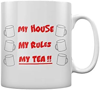 Grindstore moju kuću moja pravila moj čaj !! Šalica čaja i kave bijela