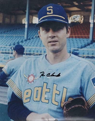 Ron Clark Seattle Piloti potpisali su autogramirani 8x10 fotografija w/coa - autogramirane MLB fotografije