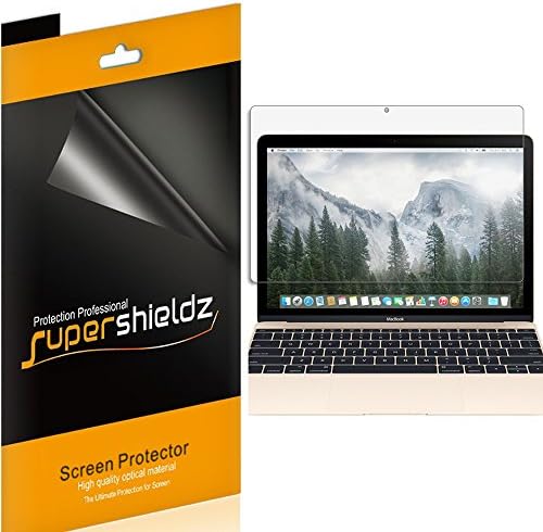 Supershieldz dizajniran za Apple MacBook 12 -inčni zaštitnik zaslona, ​​visoka razlučivost Clear Shield