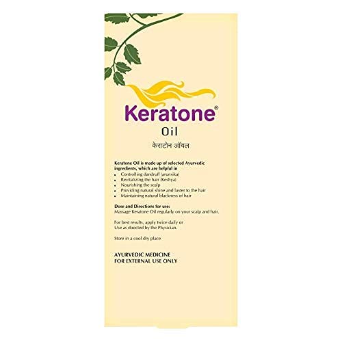 Keratonovo ulje: Ajurvedsko ulje za njegu kose za njegu vlasišta i revitalizaciju kose-100 ml