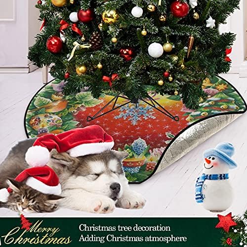 visesunny Sretan božićni drvce vijenac božićno drvce prostirka vodootporna stalak za stablo božićno drvce Zaštitnički zaštitnik upijajuće
