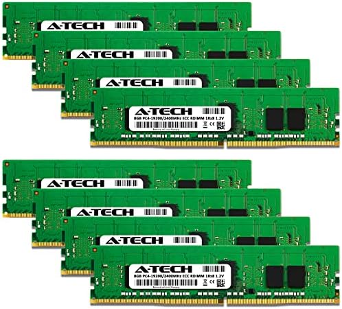 A-TECH 64GB KIT memorija RAM-a za Supermicro SYS-4029GP-TRT2-DDR4 2400MHz PC4-19200 ECC Registrirani RDIMM 1RX8 1.2V-poslužitelj