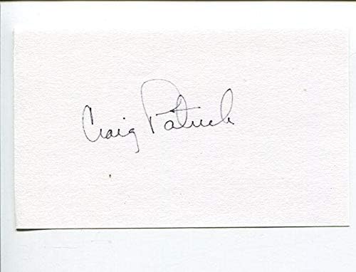 Craig Patrick, olimpijski trener američkog tima Pittsburgh Penguins Hof iz 1980. godine dao je potpis NHL-a