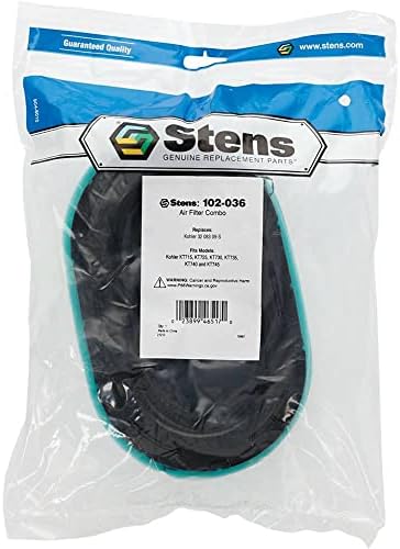 Novi Stens Air Filter Combo Shop Pack 102-036-12 Zamjena za Kohler 32 083 09-S