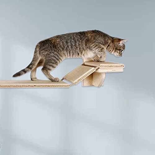 ; 1 m mačji most penjački okvir drvena kućna mačka kućica na drvetu krevet viseća mreža grebalica od užeta od sisala mačji namještaj