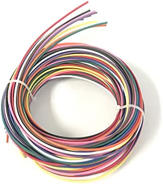 AC/DC žica i opskrba 20 AWG TXL visoke temp Automobilske žice 11 Čvrstih boja 25 ft svaki 275 stopa napravljeno u SAD -u