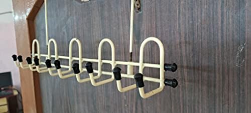 4Secure 10 kukica vješalica legura od čelika funkcionalni čelik preko vrata za kuka Organizator/zidni nosač udica