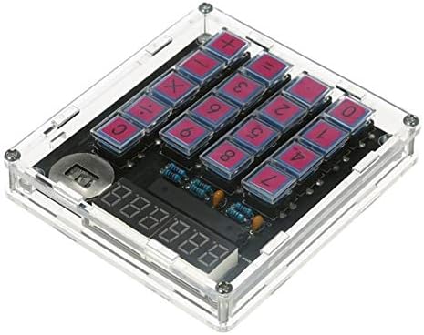 Kalkulator digitalne cijevi za kalkulator s prozirnim kućištem ugrađenim u kalkulator ćelije gumba