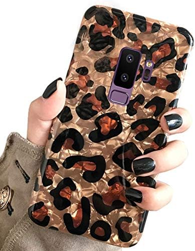 J. west za Samsung Galaxy S9 Plus Case, luksuzni sjajna леопардовый print s uzorkom gepard, modni ljubimci, mekana silikonska torbica