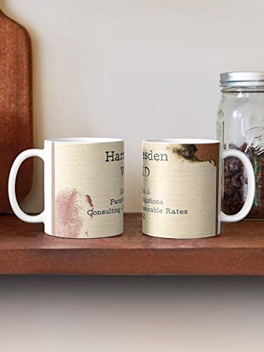 Mesar Jim Harry donosi Dresden - Najbolja keramička šalica od 11 unci - Klasična šalica za kavu, čaj, čokoladu ili latte