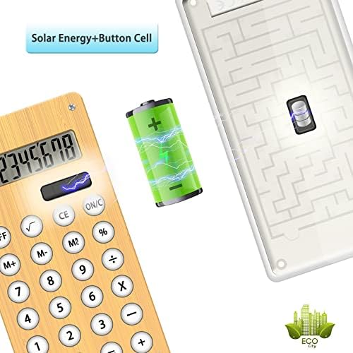 Osnovni kalkulator, 8-znamenkasti slatki uredski kalkulator radne površine, dvostruka snaga, igra labirinta, proučavanje poklona za
