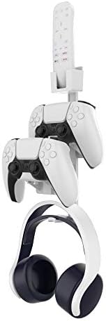 Dvostruka igra kontroler EJGAME, stalak za slušalice i mms-daljinski upravljač, zidni držač za PS5, / PS4 / Xbox ONE / Series X / Switch,
