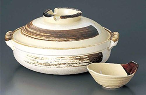 Musashino za 1-2 osobe 8.4inch japanski vrući lonac i mala zdjela keramika napravljena u Japanu
