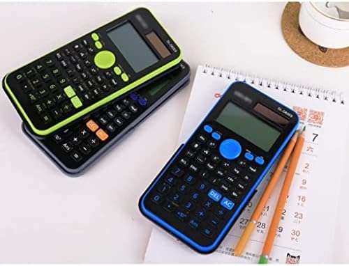 DePila kalkulator inženjering Znanstveni kalkulator 252 Funkcije 2 line LCD Prikaz višenamjenski kalkulatori za kalkulatore za radne