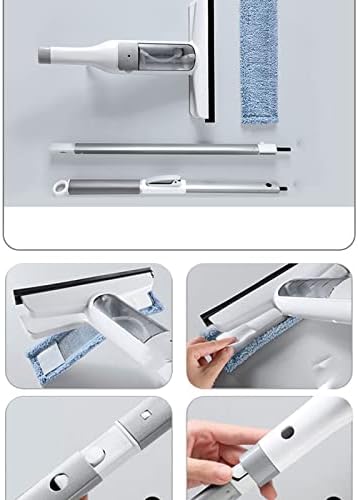 BEDRE Stiskanje, višenamjenski brisač za čišćenje prozora za mop s silikonskim brisačem za tuširanje podne čišćenje mop raclette de