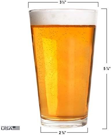 Čaša za pivo od 46 inča / Biden Harris-boja od 4 inča / komercijalna sorta od 16 unci za svakodnevnu upotrebu | proizvedeno u SAD -