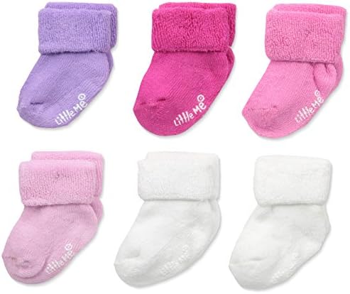 Little Me Baby-djevojke 6 čarapa s raznolikošću pakiranja