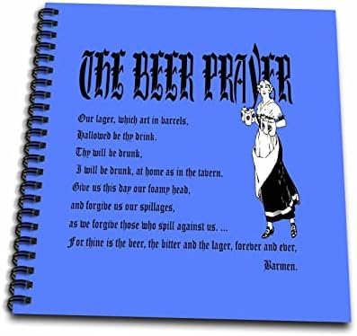 Parodija na molitvu piva od 3 inča u molitvi obožavanja s Dirndl Girl - knjige za crtanje