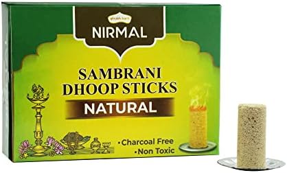 Sambrani Cup & Sambrani Cup White & Natural Sambrani Stick Dhoop Combo Pack