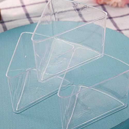 Jednokratne šalice za jednokratnu upotrebu 10kom prozirne plastične čaše za desert trokutaste jednokratne čaše za grickalice mousse
