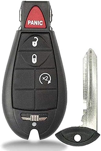 1 Novi Auto privezak za ključeve, bez ključ s 4 tipke za daljinsko pokretanje M3N5WY783X, IYZ-C01C 56046707AE za gradove i zemlje Dodge